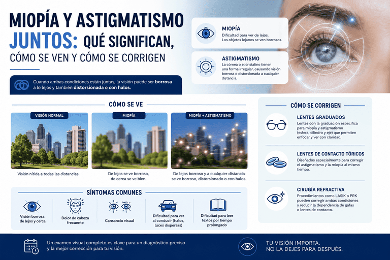 miopia y astigmatismo juntos