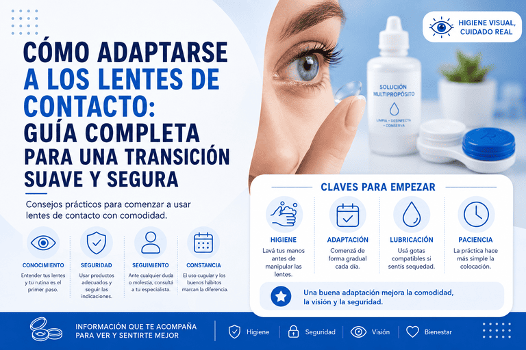 como adaptarse a lentes de contacto