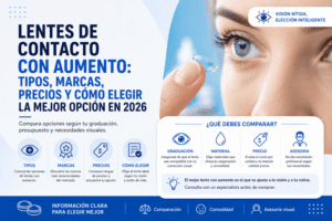 que son los lentes de contacto con aumento