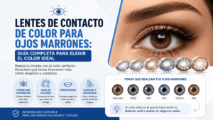 lentillas de contacto para ojos marrones