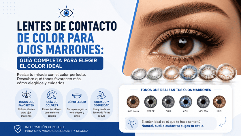 lentillas de contacto para ojos marrones