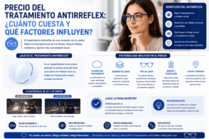 Cuánto cuesta ponerle antirreflejante a los lentes